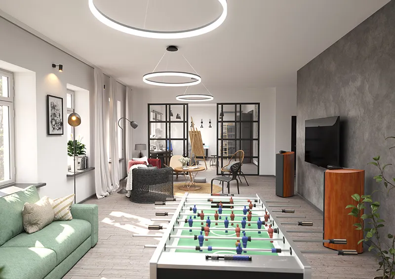 Apartment 2: Wohnbereich