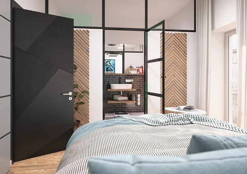 Apartment 1: Schlafzimmer